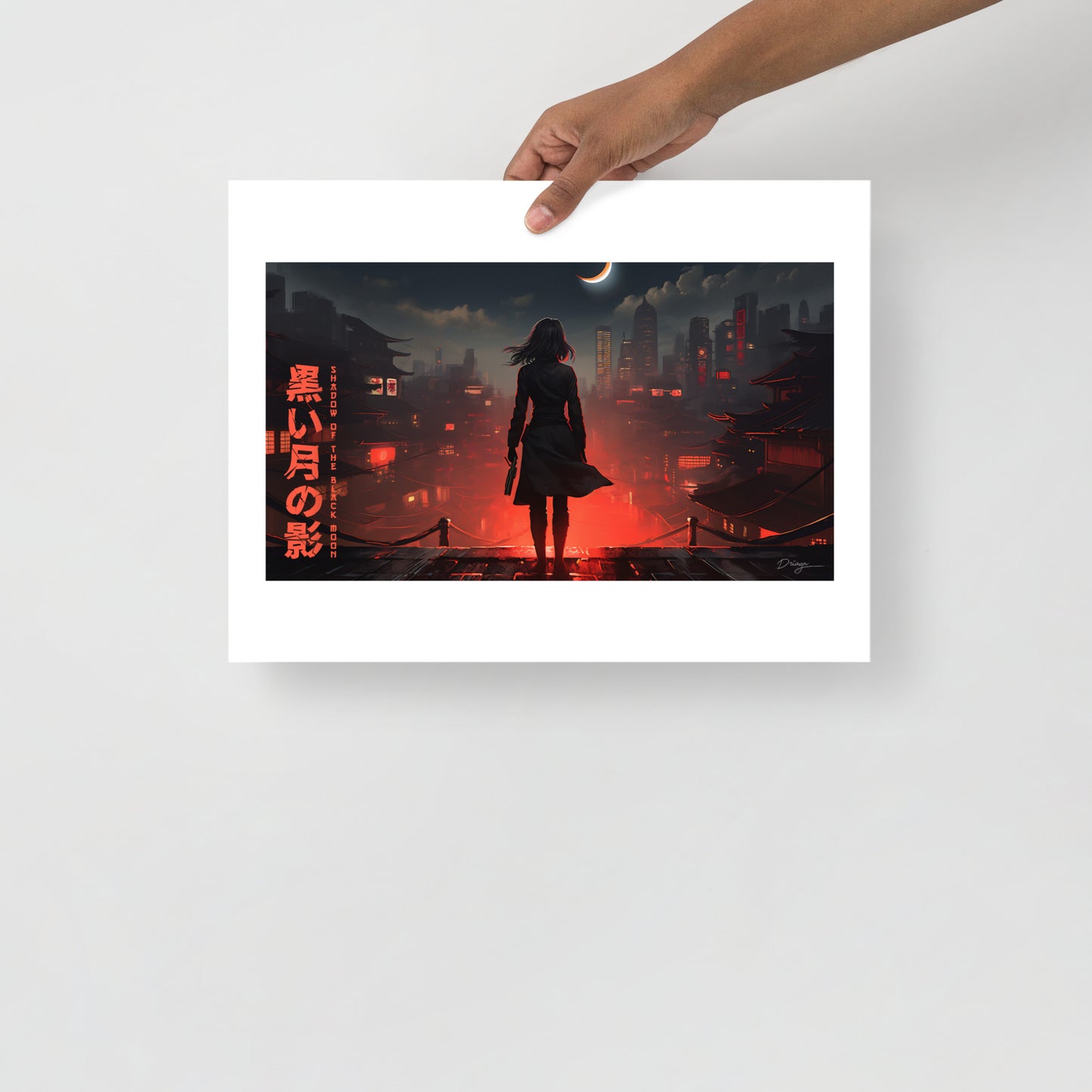 Shadow of the Black Moon [Blaster Edit] - Matte paper poster (Landscape version - 16/9 format)