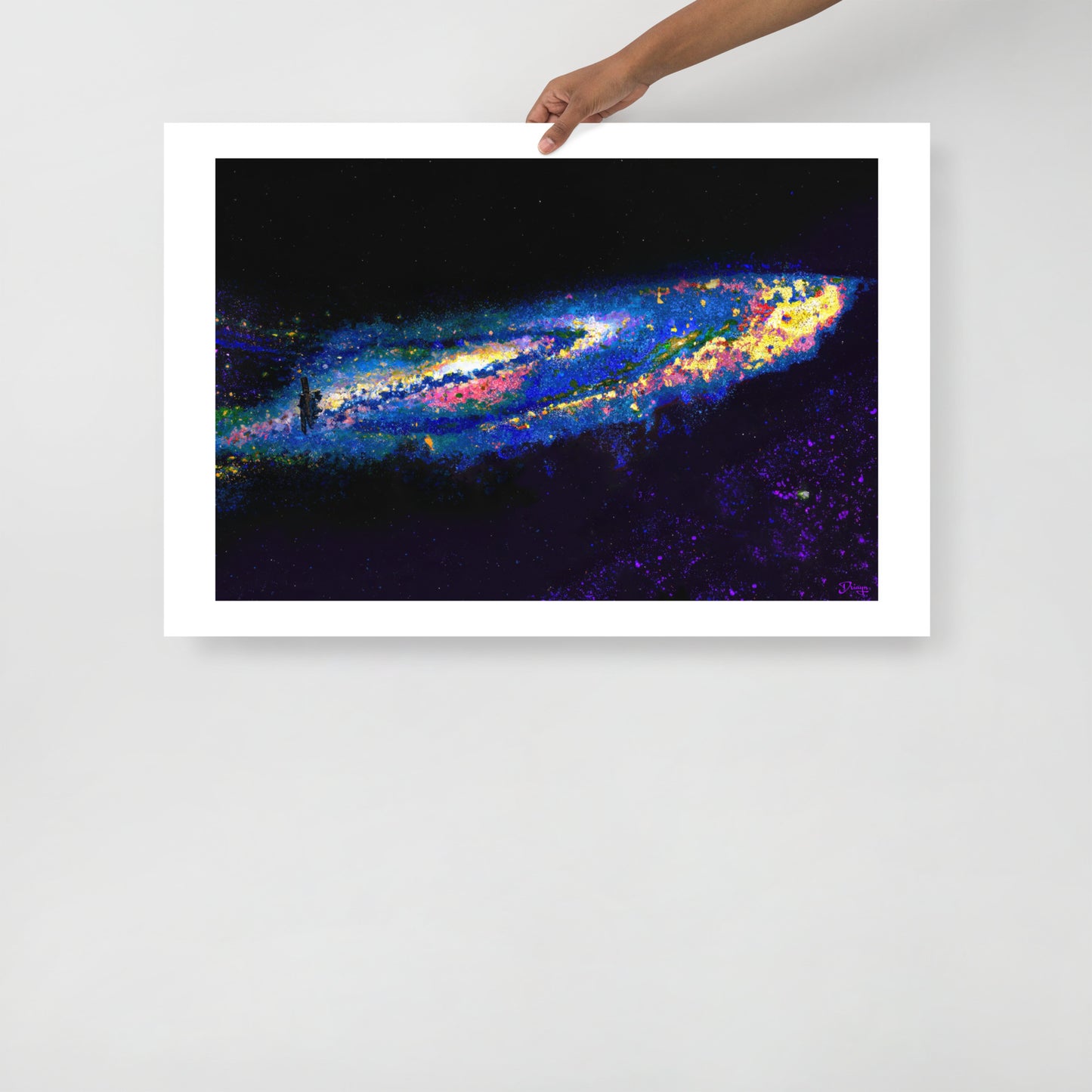 Journey across the Milky Way | Space Exploration Collection (Matte paper poster)