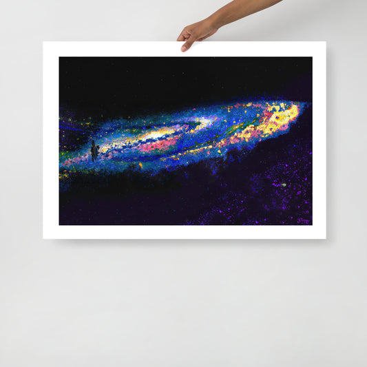 Journey across the Milky Way | Space Exploration Collection (Matte paper poster)